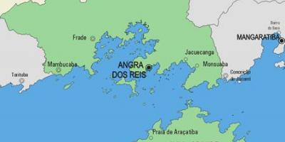 نقشه Angra dos Reis شهرداری
