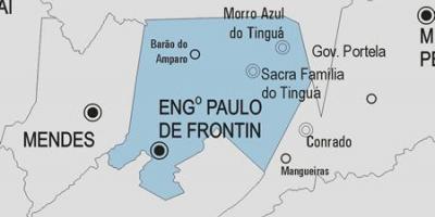 نقشه Engenheiro Paulo de Frontin شهرداری