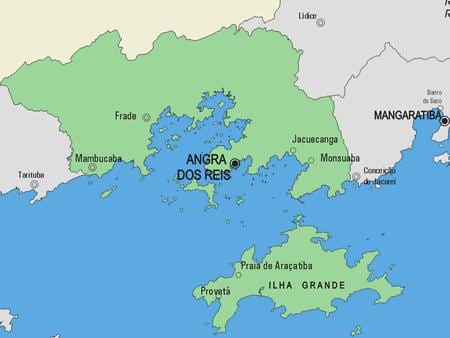 نقشه Angra dos Reis شهرداری