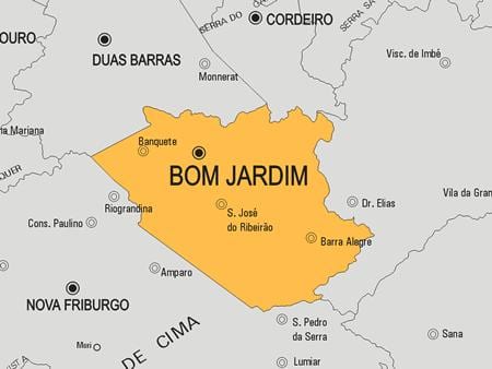 نقشه Bom Jardim شهرداری