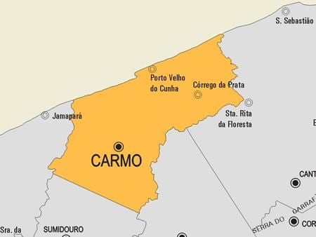 نقشه Cardoso مریرا شهرداری
