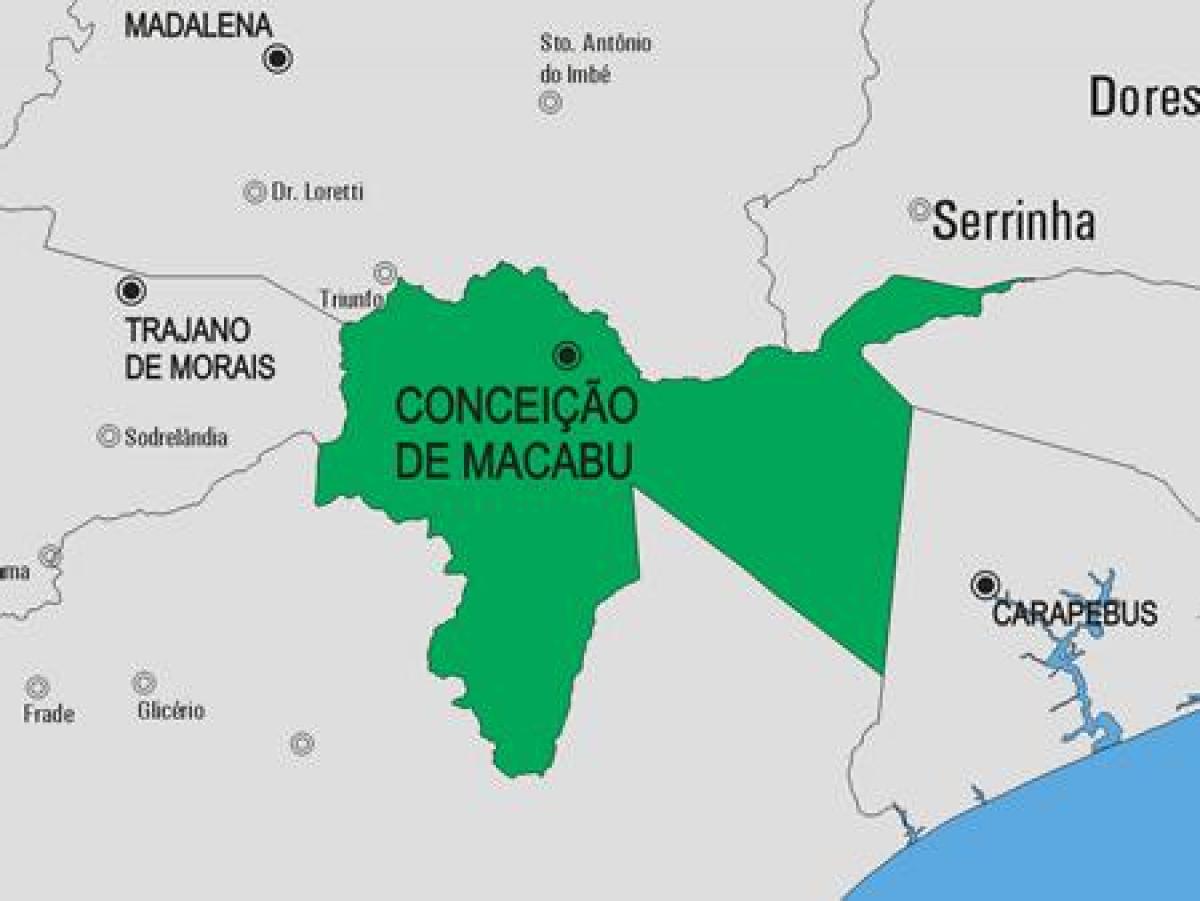 نقشه Conceição de Macabu شهرداری