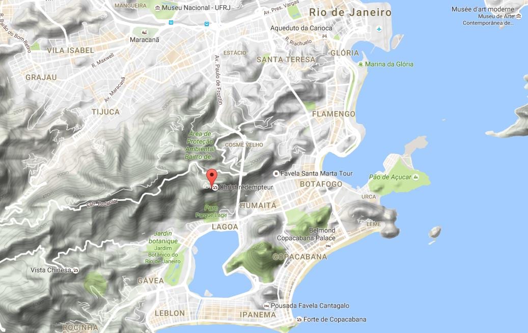 نقشه Corcovado
