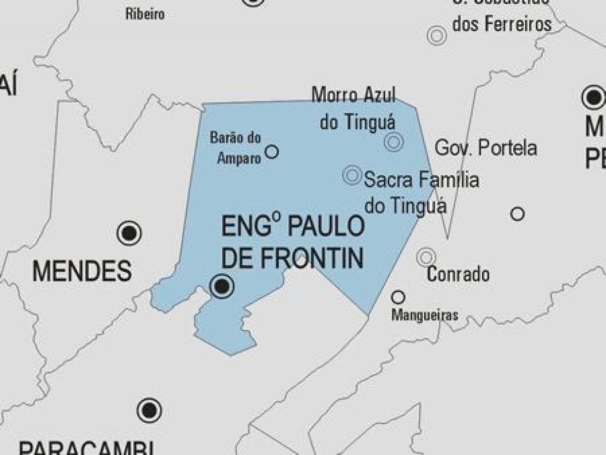 نقشه Engenheiro Paulo de Frontin شهرداری