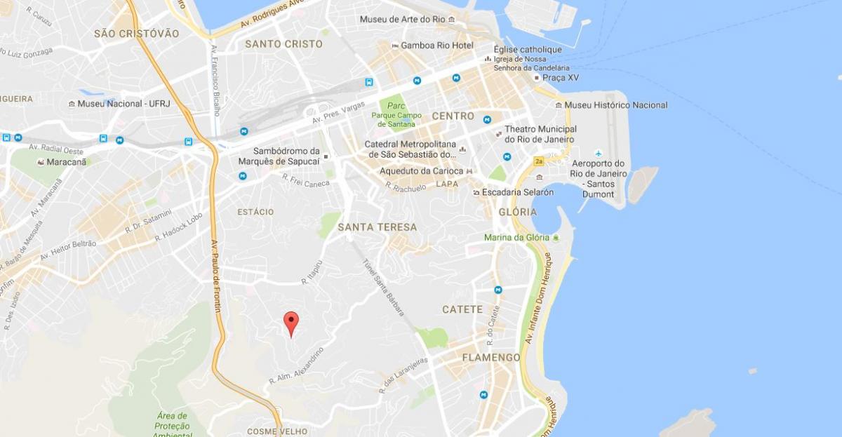 نقشه favela منگویرا