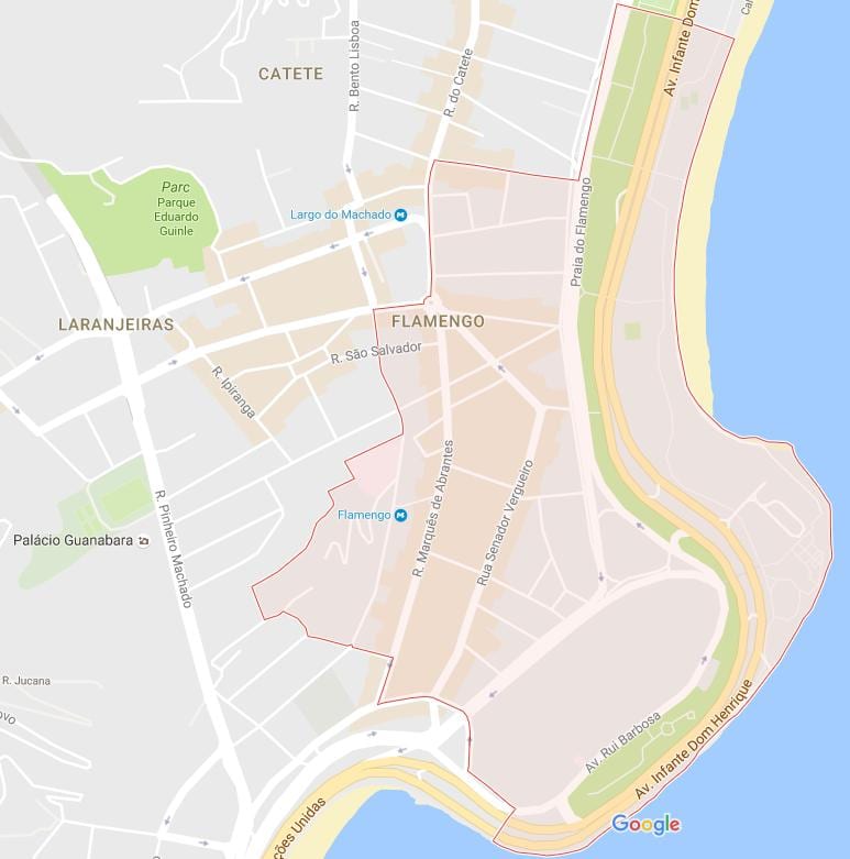 نقشه Flamengo