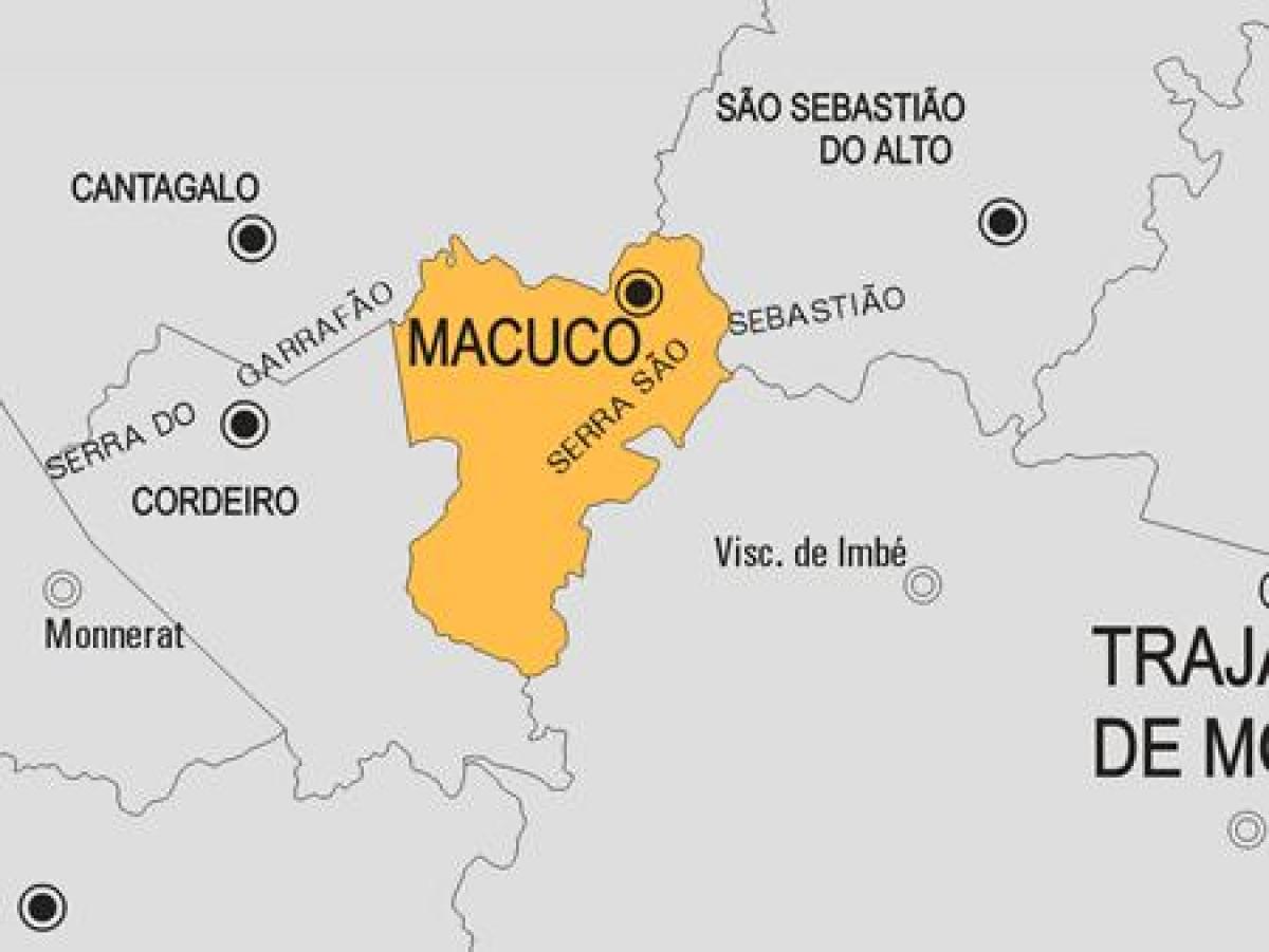 نقشه Macuco شهرداری