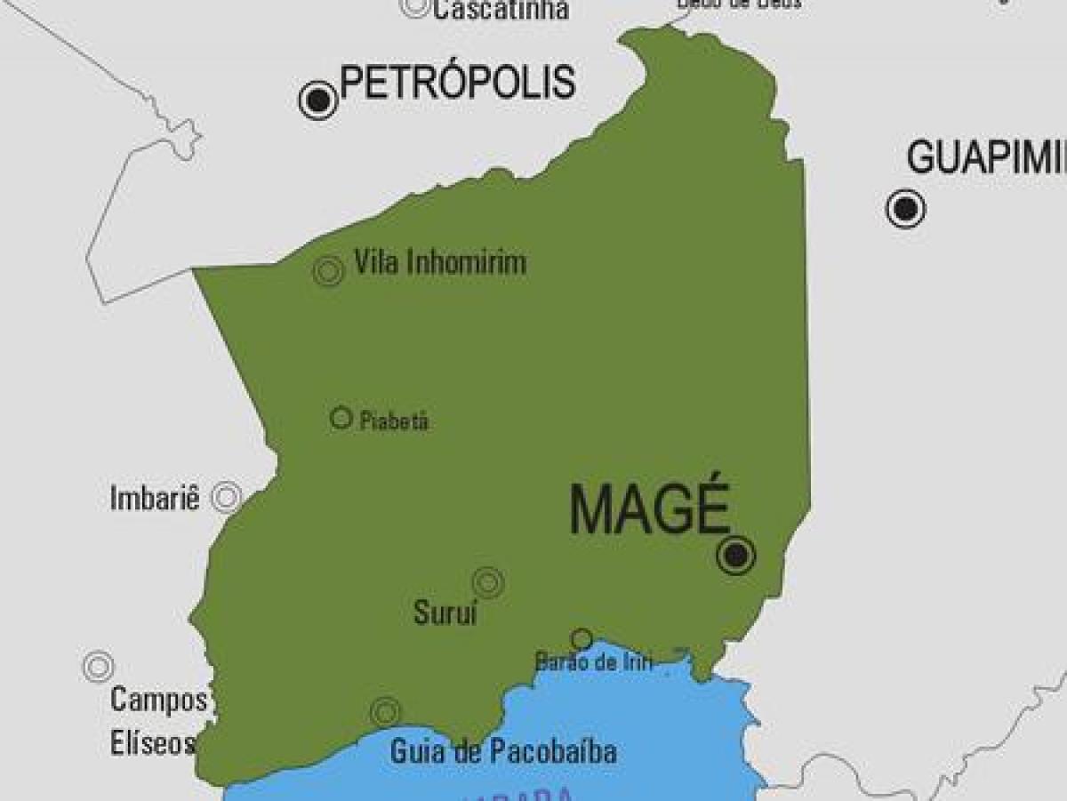 نقشه Magé شهرداری