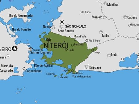 نقشه از شهرداری Niterói