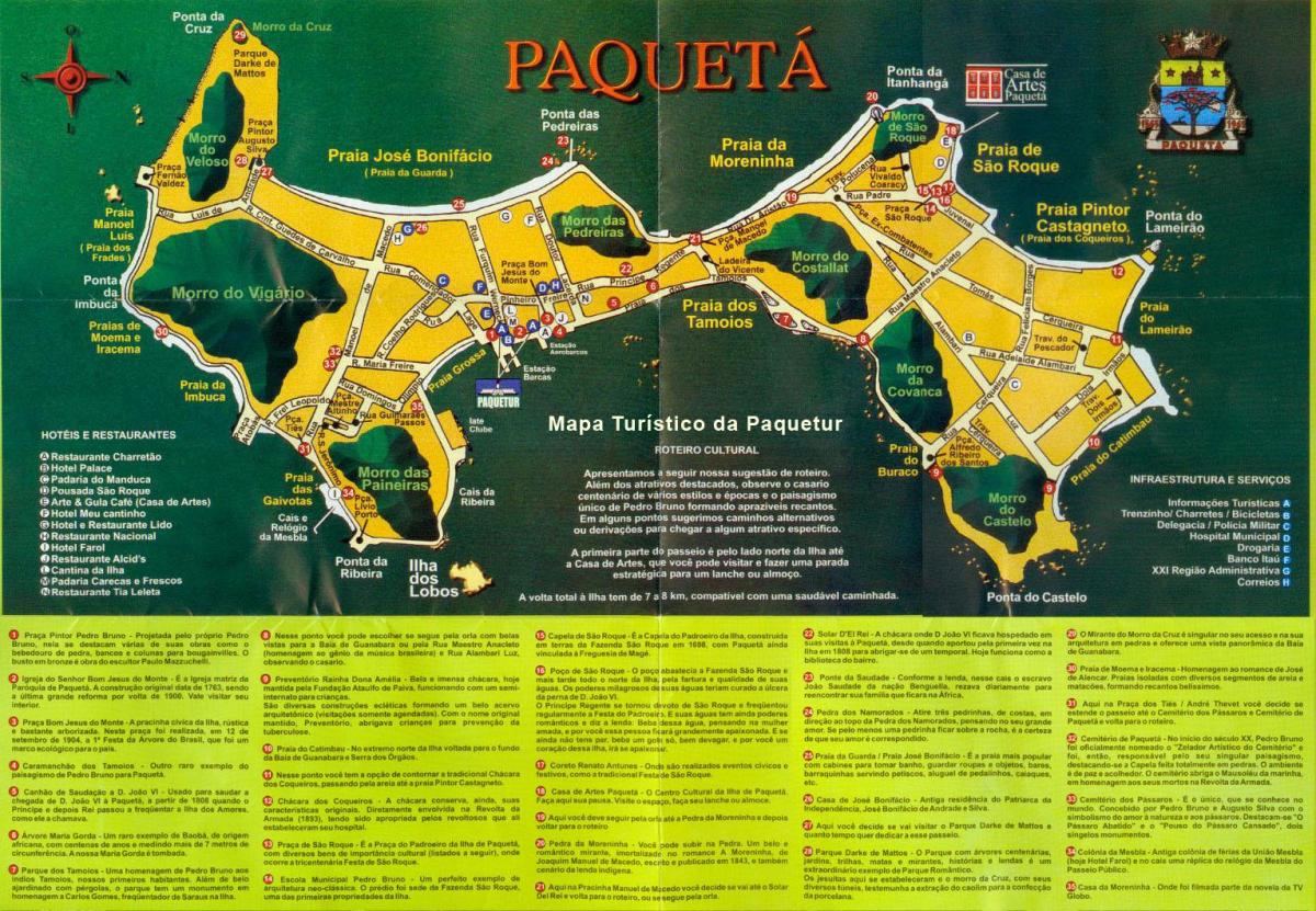 نقشه Paquetá