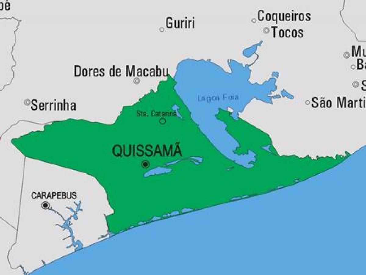نقشه از شهرداری Quissamã