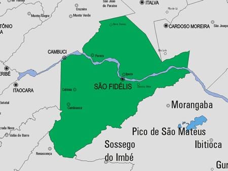 نقشه São Francisco de Itabapoana شهرداری