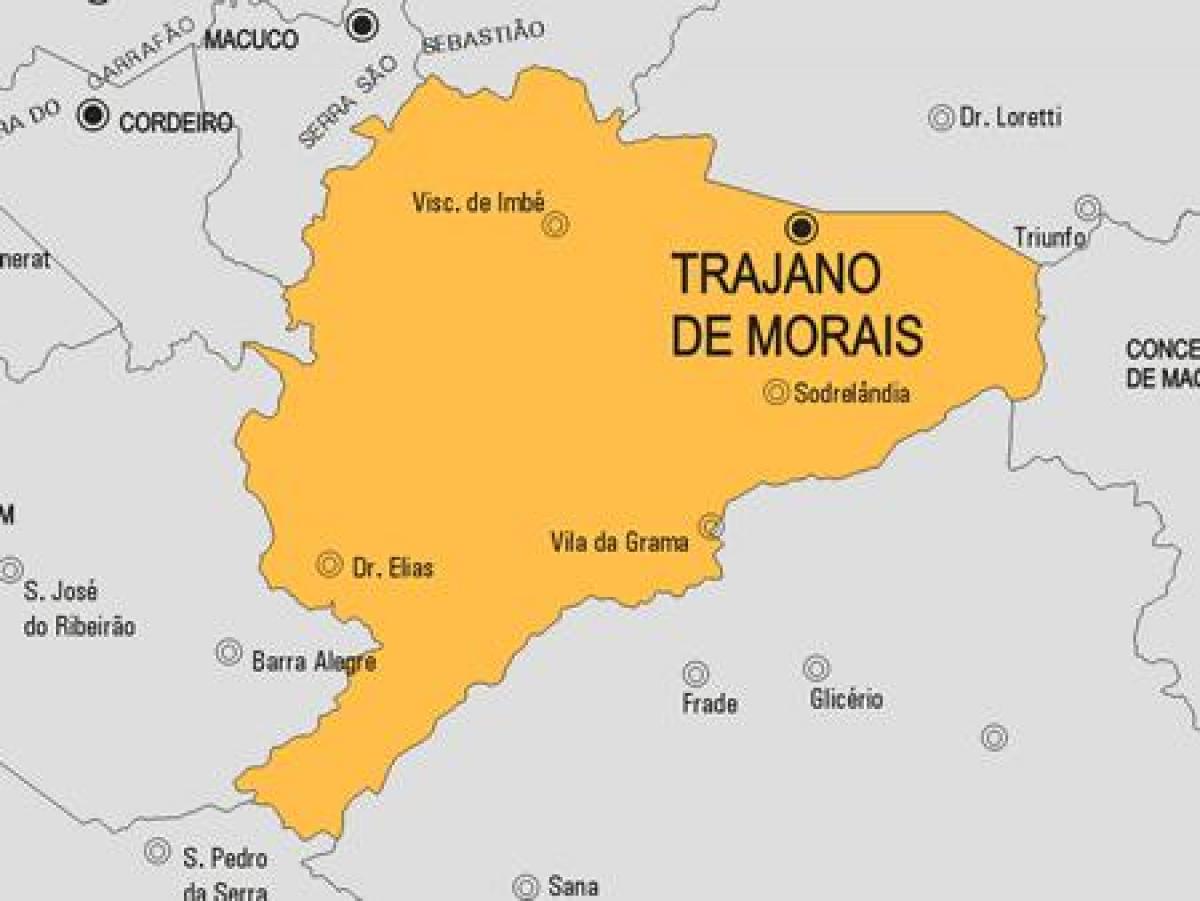 نقشه Trajano de Morais شهرداری