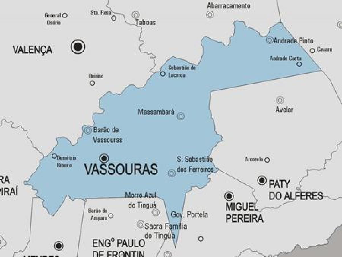 نقشه Varre-Sai شهرداری