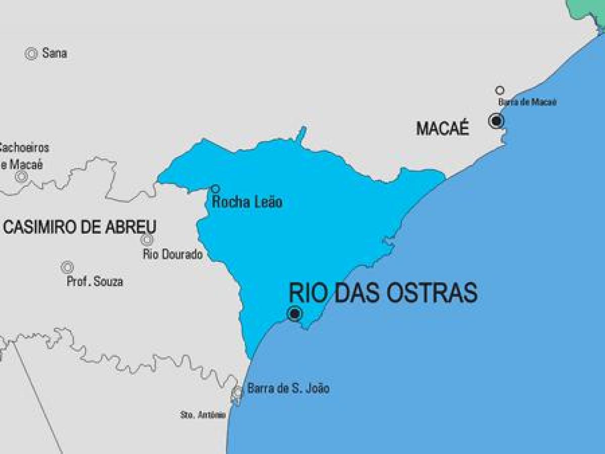 نقشه از Rio de Janeiro شهرداری