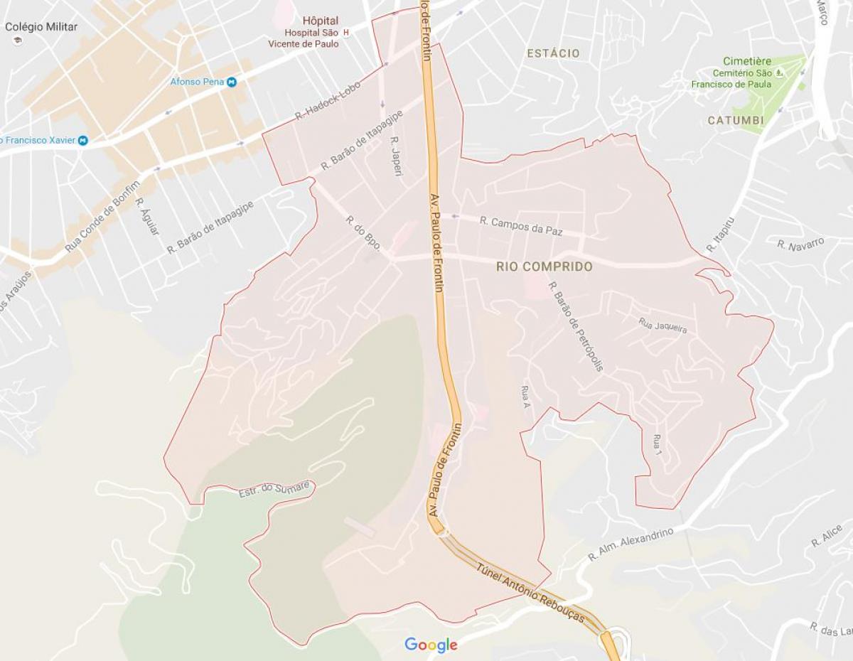 نقشه از ریو کمپریدو