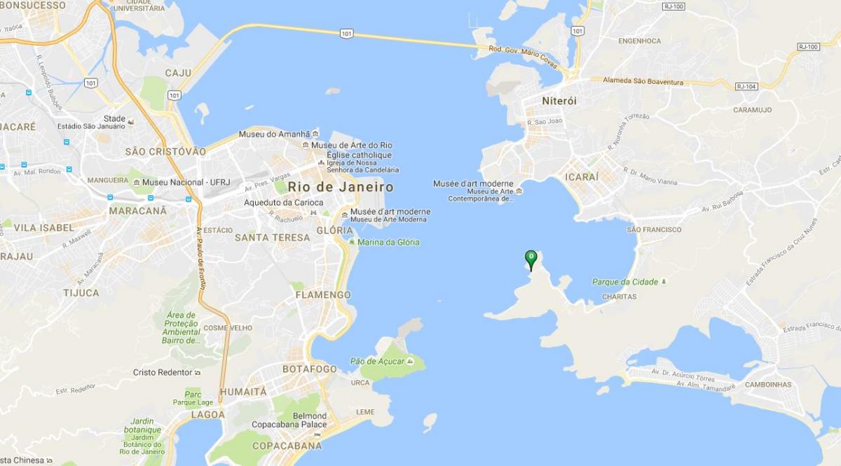 نقشه از ساحل Adão