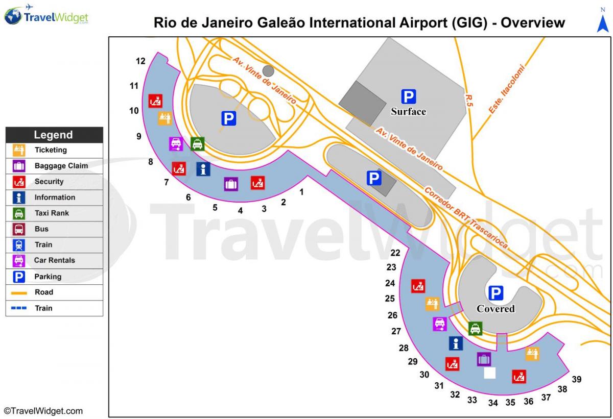 نقشه گلین ترمینال فرودگاه
