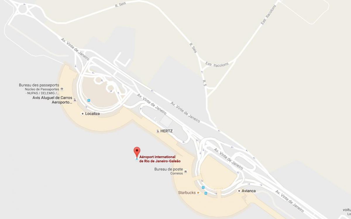 نقشه از فرودگاه گلین