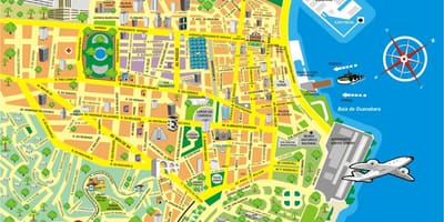 نقشه از Rio de Janeiro, مرکز
