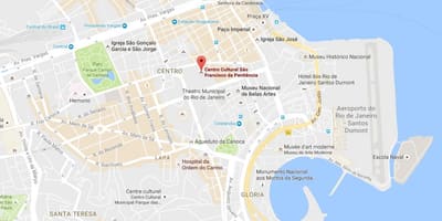 نقشه از سائو فرانسیسکو دا Penitencia
