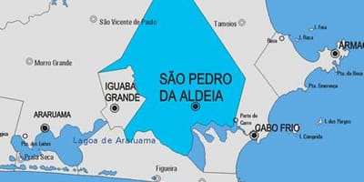 نقشه از سن پدرو دا Aldeia شهرداری