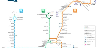 نقشه BRT, Rio de Janeiro