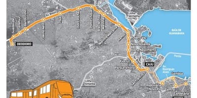 نقشه BRT TransBrasil