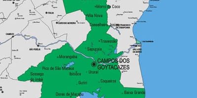 نقشه Carapebus شهرداری