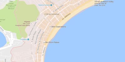 نقشه Copacabana