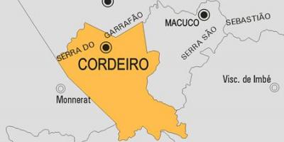 نقشه از شهرداری Cordeiro