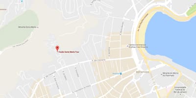 نقشه favela سانتا مارتا