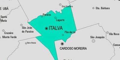نقشه Italva شهرداری