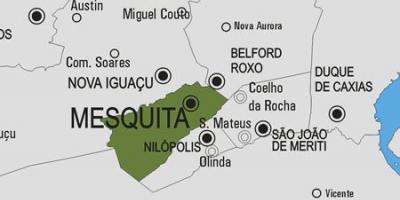 نقشه از شهرداری Mesquita