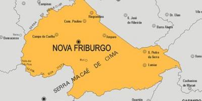 نقشه Nova Friburgo شهرداری