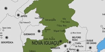 نقشه Nova Iguaçu شهرداری
