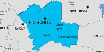 نقشه از Rio das Flores شهرداری