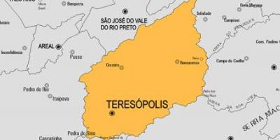 نقشه Teresópolis شهرداری
