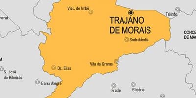 نقشه Trajano de Morais شهرداری