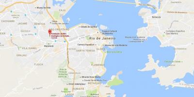نقشه باغ وحش از ریو دو ژانیرو