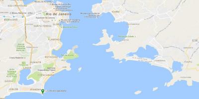 نقشه از ساحل Diabo